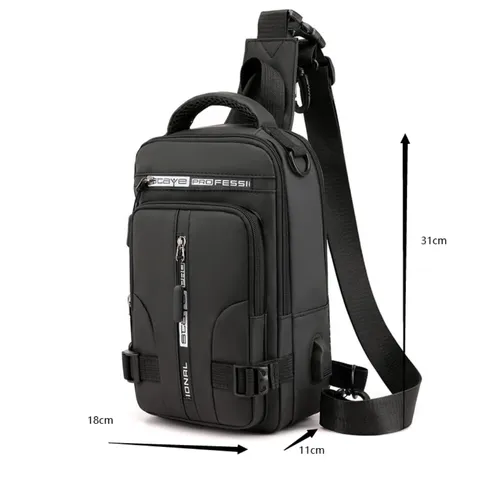 Bolso Pechera Morral 3 en 1 de Lujo