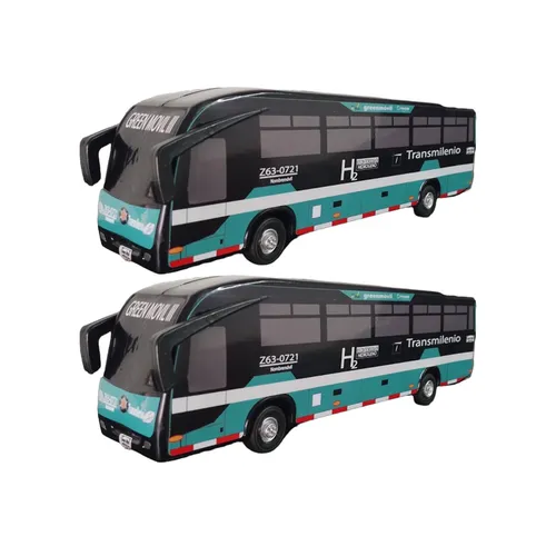 Bus TransMilenio de Colección Verde y Negro