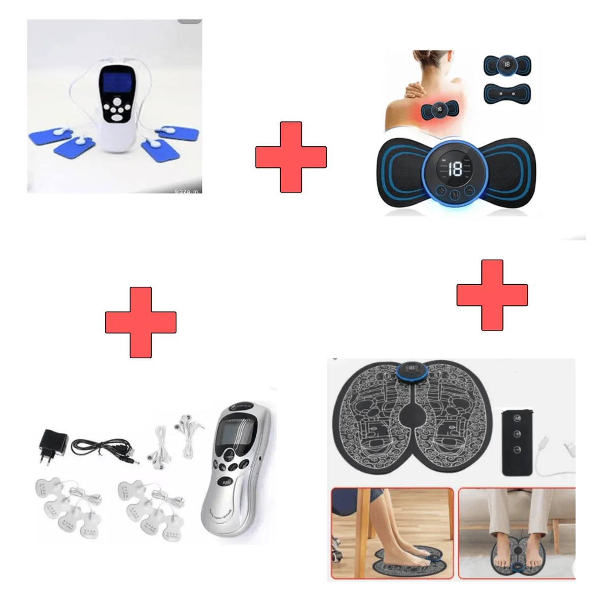 Combo Gimnasia Pasiva con Electroestimulador