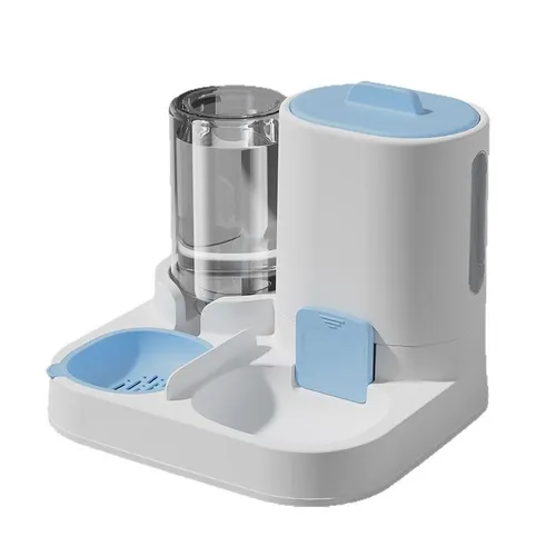 Dispensador Automático 2 en 1 de Comida y Agua