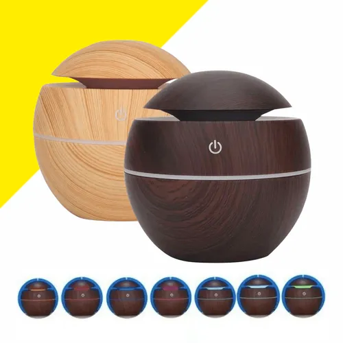 Humidificador Difusor de Aromas Redondo LED