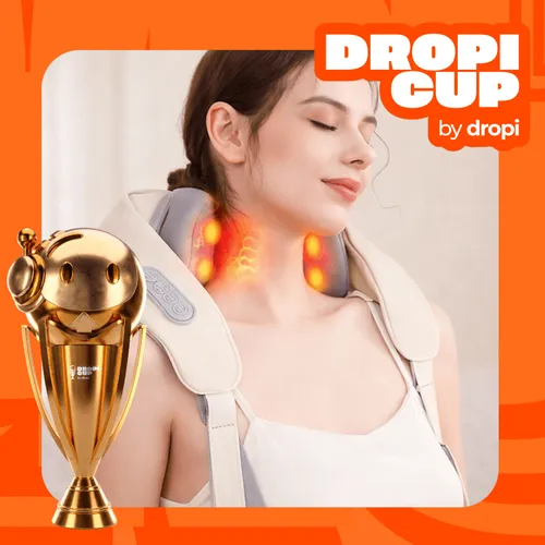 Masajeador de Cuello y Hombros con Calor 4D