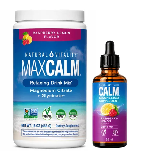 MaxCalm Suplemento de Magnesio Relajante + Obsequio